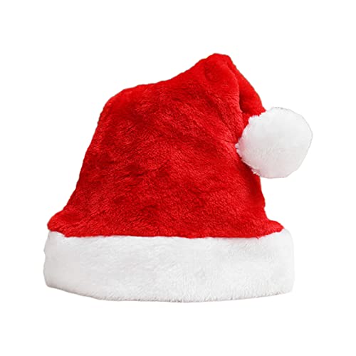 VOCUE Uni-Weihnachtshut für Erwachsene und Kinder, Weihnachtsmann-Hut für festliche Partys, Neujahrsdekoration, mehrfarbiger Hut VOCUE Uni-Weihnachtshut für Erwachsene und Kinder, Weihnachtsmann-Hut für festliche Partys, Neujahrsdekoration, mehrfarbiger Hut von VOCUE