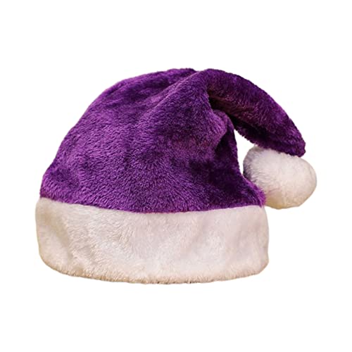 VOCUE Weiche Weihnachtsmannmütze, bequeme Mütze, traditionell, mehrfarbig, Weihnachtsmannmütze für Erwachsene und Kinder, Neujahrsgeschenk VOCUE Weiche Weihnachtsmannmütze, bequeme Mütze, traditionell, mehrfarbig, Weihnachtsmannmütze für Erwachsene und Kinder, Neujahrsgeschenk von VOCUE