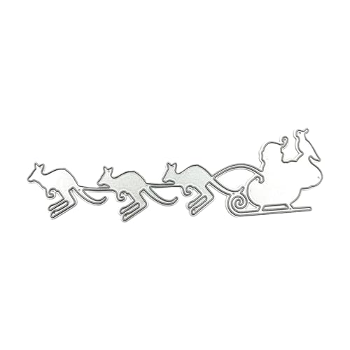 VOCUE Weihnachtsschlitten-Stanzformen, Weihnachts-Serie, gestanzte Metallprägungen für Kartenherstellung, Foto-Dekorationen VOCUE Weihnachtsschlitten-Stanzformen, Weihnachts-Serie, gestanzte Metallprägungen für Kartenherstellung, Foto-Dekorationen von VOCUE