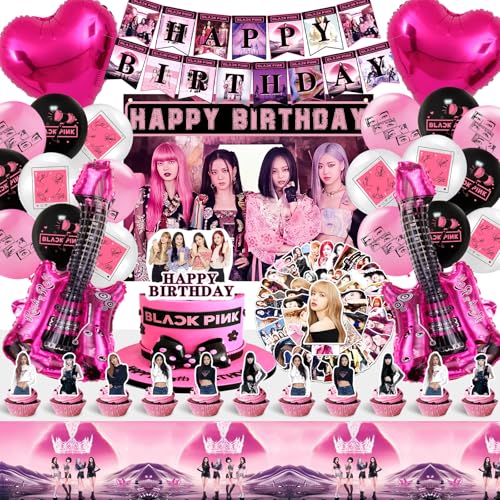 Blackpin Geburtstag Deko, 50 Pcs Blackpin Sticker, Blackpin Party Luftballon Deko, Blackpin Deko Geburtstag, Blackpin Torten Deko, Blackpin Birthday Party Set, Blackpin Hintergrund Geburtstag Blackpin Geburtstag Deko, 50 Pcs Blackpin Sticker, Blackpin Party Luftballon Deko, Blackpin Deko Geburtstag, Blackpin Torten Deko, Blackpin Birthday Party Set, Blackpin Hintergrund Geburtstag von VOENCSU