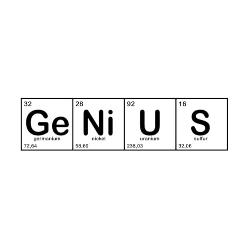 Gravuraufkleber Geniales Chemielabor, Wissenschaft, Chemieschule 23x90.2cm Klebstofffrei entfernbar Schwarz von VOETOY