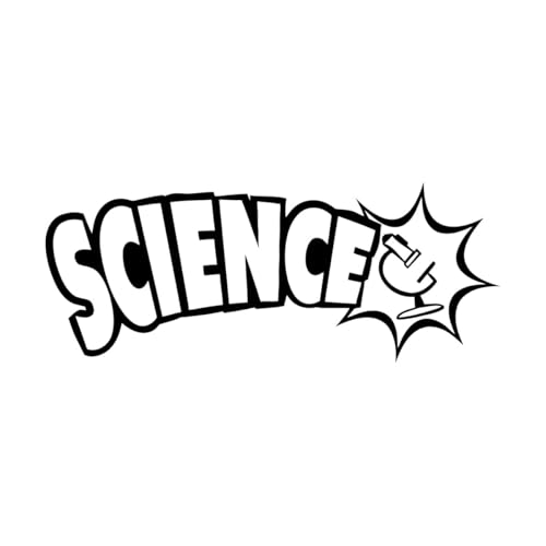 Wandaufkleber aus Papier Chemie, Wissenschaft, Chemielabor, Schule, Klassenzimmer 28x70.5cm Bearbeitbar und mit Informationen versehen Schwarz von VOETOY