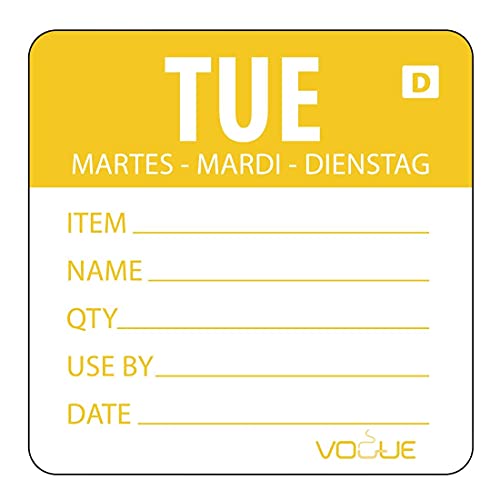 Vogue Orange Lösbare Dienstag-Etiketten Dienstag Rolle mit 250 Stück Vogue Orange Lösbare Dienstag-Etiketten Dienstag Rolle mit 250 Stück von VOGUE