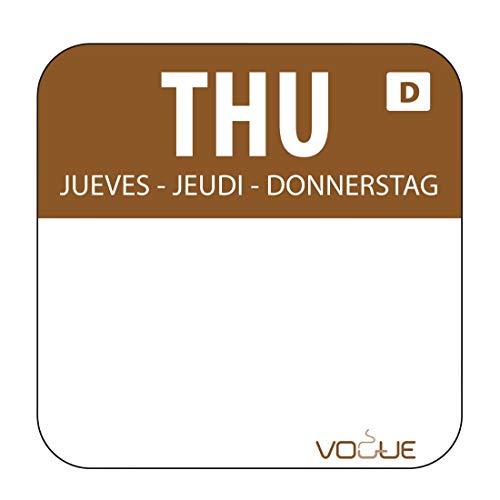 Vogue Selbstauflösende Lebensmittelrotationsetiketten Donnerstag Vogue Selbstauflösende Lebensmittelrotationsetiketten Donnerstag von VOGUE