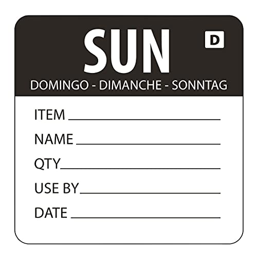 Vogue Sonntagsetiketten, schwarz, lösbar, 250 Stück Vogue Sonntagsetiketten, schwarz, lösbar, 250 Stück von VOGUE