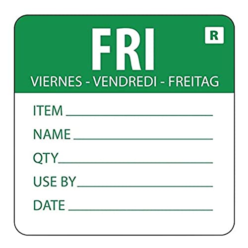 Vogue den Abend verpackt Tag der Woche Label, Freitag, grün Vogue den Abend verpackt Tag der Woche Label, Freitag, grün von VOGUE