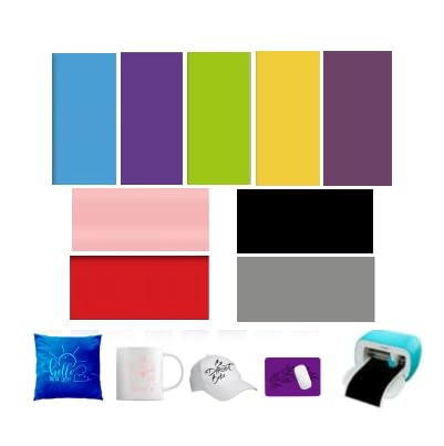 9 Farbe Infusible Transfer Ink für Cricut Joy, Solid Color Infusible Ink 11.5x30.5cm Infusible Transferpapier Unlöslich Sublimationstintenblatt für Wärmepressmaschine für T-Shirt, Tasse, Untersetzer 9 Farbe Infusible Transfer Ink für Cricut Joy, Solid Color Infusible Ink 11.5x30.5cm Infusible Transferpapier Unlöslich Sublimationstintenblatt für Wärmepressmaschine für T-Shirt, Tasse, Untersetzer von VOHESEA