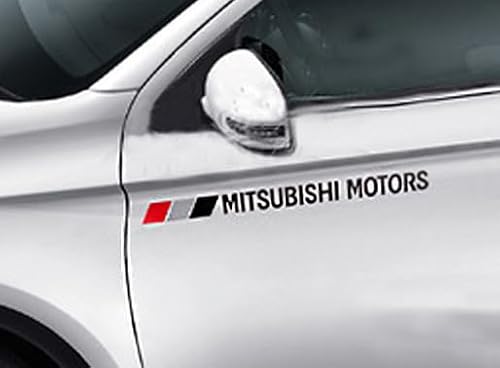 VOLBOZ 2 Stück Auto Emblem Aufkleber für Mitsubishi Outlander ASX Lancer-EX Pajero, Buchstaben Emblem Aufkleber, Auto Body Abzeichen Sticker, Logo Abzeichen Styling Dekorationsaufkleber,B White VOLBOZ 2 Stück Auto Emblem Aufkleber für Mitsubishi Outlander ASX Lancer-EX Pajero, Buchstaben Emblem Aufkleber, Auto Body Abzeichen Sticker, Logo Abzeichen Styling Dekorationsaufkleber,B White von VOLBOZ