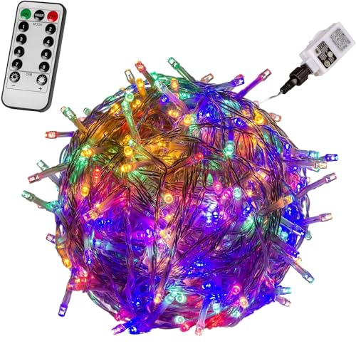 VOLTRONIC LED Lichterkette, IP44, Modell- und Farbwahl, 400 LEDs, Transparentes Kabel, bunt, Fernbedienung VOLTRONIC LED Lichterkette, IP44, Modell- und Farbwahl, 400 LEDs, Transparentes Kabel, bunt, Fernbedienung von VOLTRONIC