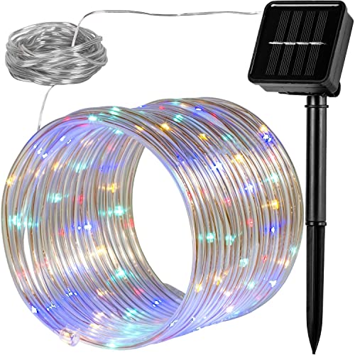 VOLTRONIC Solar Lichterschlauch 100 LEDs, innen und außen, IP44, 2 Leuchtmodi, Farbwahl, bunt VOLTRONIC Solar Lichterschlauch 100 LEDs, innen und außen, IP44, 2 Leuchtmodi, Farbwahl, bunt von VOLTRONIC