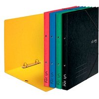 5 VON LEITZ Ringbuch 2-Ringe gelb, rot, blau, grün, schwarz 2,5 cm DIN A4 von VON LEITZ