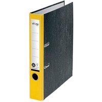 VON LEITZ Ordner gelb mamoriert Karton 5,0 cm DIN A4 von VON LEITZ