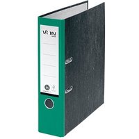 VON LEITZ Ordner grün mamoriert Karton 8,0 cm DIN A4 von VON LEITZ