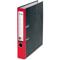 VON LEITZ Ordner rot mamoriert Karton 5,0 cm DIN A4 von VON LEITZ