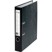 VON LEITZ Ordner schwarz mamoriert Karton 5,0 cm DIN A4 von VON LEITZ