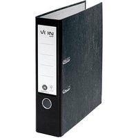 VON LEITZ Ordner schwarz mamoriert Karton 8,0 cm DIN A4 von VON LEITZ
