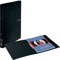 VON LEITZ Ringbuch 2-Ringe schwarz 2,5 cm DIN A4 von VON LEITZ