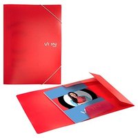 VON LEITZ Sammelmappe DIN A4 rot, 1 St. von VON LEITZ