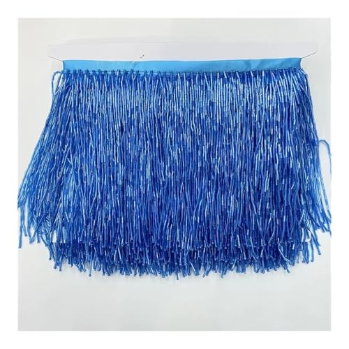 15 cm breite Fransenquaste Quasten Trim Spitze für DIY Zubehör Heimtextilien Tanzband (Seeblau) von VONCYKI