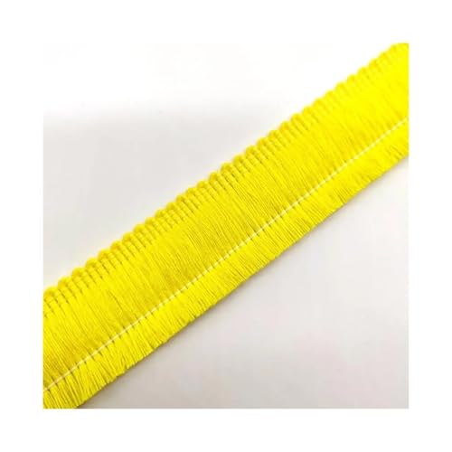 Spitzenband mit Quasten, Fransen, Baumwolle, ethnisches Spitzenband, Nähen, lateinamerikanisches Kleid, Bühnenkleidung, Vorhang, dekorativ, DIY, Gelb Spitzenband mit Quasten, Fransen, Baumwolle, ethnisches Spitzenband, Nähen, lateinamerikanisches Kleid, Bühnenkleidung, Vorhang, dekorativ, DIY, Gelb von VONCYKI