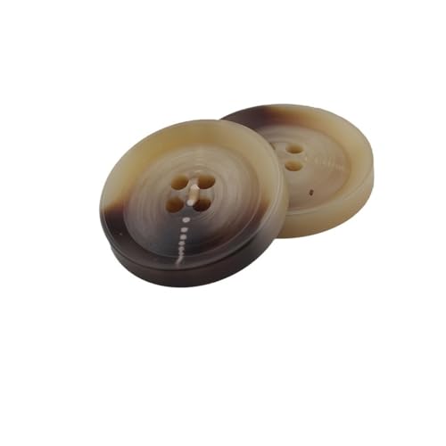 VONCYKI Knöpfe aus Kunstharz, 4 Löcher, Nähzubehör, Größe komplett für Kleidung, dekorative Kunststoffknöpfe, handgefertigt, DIY (5, 20 Stück, 28 mm), 20 Stück von VONCYKI