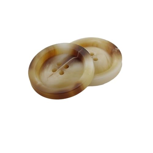 VONCYKI Knöpfe aus Kunstharz, 4 Löcher, Nähzubehör, Größe komplett für Kleidung, dekorative Kunststoffknöpfe, handgefertigt, DIY (6, 20 Stück, 18 mm), 20 Stück von VONCYKI
