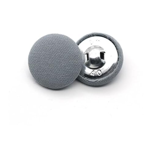 VONCYKI Runde Metallknöpfe mit Stoffbezug, für Kleid, Hemd, Stoff, Nähzubehör, Kleidung, DIY, dekorativ, Blau, 18 mm, 10 Stück VONCYKI Runde Metallknöpfe mit Stoffbezug, für Kleid, Hemd, Stoff, Nähzubehör, Kleidung, DIY, dekorativ, Blau, 18 mm, 10 Stück von VONCYKI
