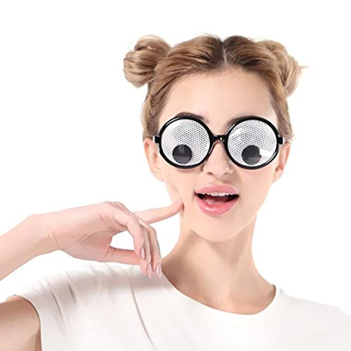 VONGLYHOO Lustige Brille Kulleraugen Brille Neuheit Schattierungen Lustiges Kostümzubehör Für Partybevorzugung Lustige Brille Für Erwachsene Partybrillen Lustiges Kostüm VONGLYHOO Lustige Brille Kulleraugen Brille Neuheit Schattierungen Lustiges Kostümzubehör Für Partybevorzugung Lustige Brille Für Erwachsene Partybrillen Lustiges Kostüm von VONGLYHOO