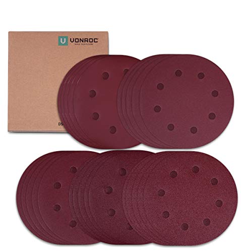 VONROC Schleifpapierset 25-teilig - Universal - Für Wand- / Deckenschleifer - 180 mm - mit Klettverschluss VONROC Schleifpapierset 25-teilig - Universal - Für Wand- / Deckenschleifer - 180 mm - mit Klettverschluss von VONROC