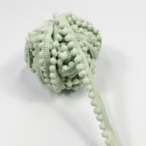 Mini-Pom-Pompon, klein, rund, Fransenbordüre, DIY, Basteln, Nähzubehör für Zuhause, Vorhang, Kleidung, Kissen, Dekoration, Hellblau/Grün, 20 Meter breit, Hellblau/Grün Mini-Pom-Pompon, klein, rund, Fransenbordüre, DIY, Basteln, Nähzubehör für Zuhause, Vorhang, Kleidung, Kissen, Dekoration, Hellblau/Grün, 20 Meter breit, Hellblau/Grün von VOOMOLOVE
