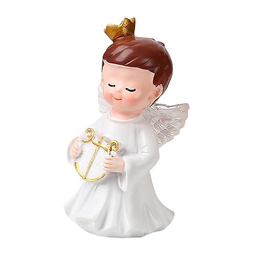 VOSAREA 1 Stück Engel Kuchen Dekoration Geburtstagstorte Ornament Geburtstagstorte Topper Geburtstagstorte Dekoration Cupcake Engel Armaturenbrett Engel Kuchen Topper Figuren von VOSAREA