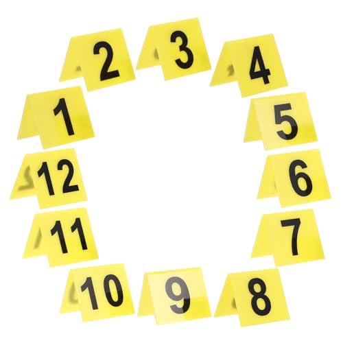 VOSAREA 12 Stück Teiliges V Förmiges Nummernmarker für Detektivpartys Akryl Spielrequisiten für Halloween und Events Stabile und Langlebige Dekoration für Besseres Spielerlebnis VOSAREA 12 Stück Teiliges V Förmiges Nummernmarker für Detektivpartys Akryl Spielrequisiten für Halloween und Events Stabile und Langlebige Dekoration für Besseres Spielerlebnis von VOSAREA
