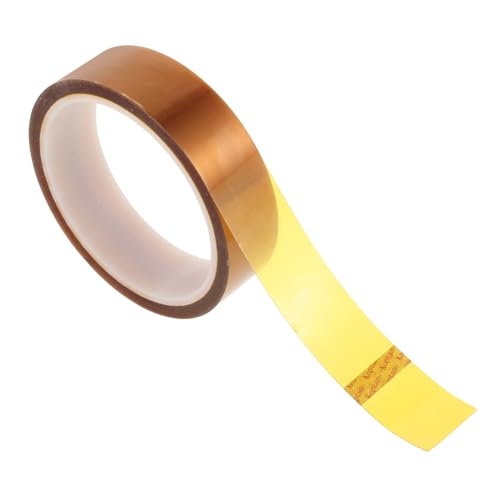 VOSAREA 1Rolle Hochtemperatur Wärmesublimationsband Selbstklebendes Polyimid Klebeband für Industrielle Anwendungen Hitzebeständig und Isolierend für Elektronikfertigung VOSAREA 1Rolle Hochtemperatur Wärmesublimationsband Selbstklebendes Polyimid Klebeband für Industrielle Anwendungen Hitzebeständig und Isolierend für Elektronikfertigung von VOSAREA
