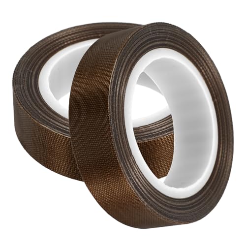 VOSAREA 2 Rollen Hitzebeständiges Ptfe Klebeband für Vakuumierer Isolierband mit Hervorragender Wärmeisolierung und Hoher Abriebfestigkeit für Elektrische Anwendungen und Vielseitigen von VOSAREA