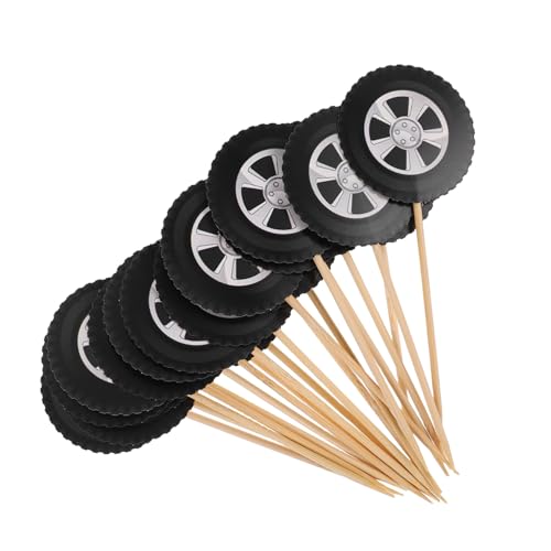 VOSAREA 20 Stück Rennrad-kuchenaufsatz, Einsätze, Reifen-kuchendekorationen, Kindergeburtstagsfeier, Renn-Motto-partyzubehör, Renn-Motto-partyzubehör VOSAREA 20 Stück Rennrad-kuchenaufsatz, Einsätze, Reifen-kuchendekorationen, Kindergeburtstagsfeier, Renn-Motto-partyzubehör, Renn-Motto-partyzubehör von VOSAREA