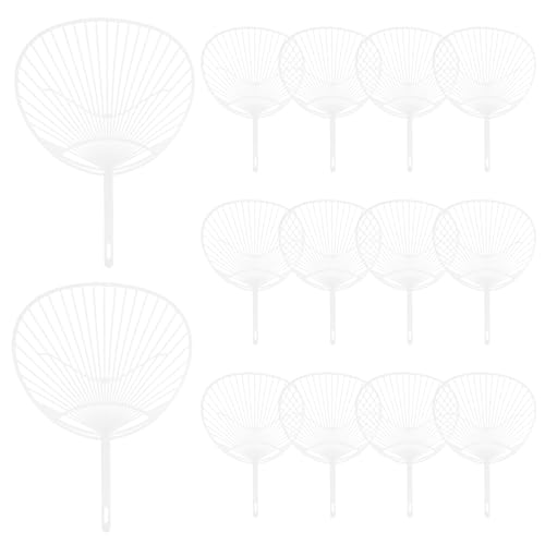 VOSAREA 20 Stücke DIY Uchiwa Fächer Kit handgefertigte Fächerrahmen für kreative Bastelprojekte Weiß VOSAREA 20 Stücke DIY Uchiwa Fächer Kit handgefertigte Fächerrahmen für kreative Bastelprojekte Weiß von VOSAREA