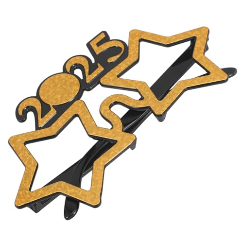 VOSAREA 2025 Neue Jahr Brille Neue Jahr Party Brille Stilvolle Brille Neujahrsparty frohes neues Jahr Brillen Frohes neues Jahr Sonnenbrille Neujahrsvorräte Party-Brillen-Dekore STK Golden von VOSAREA