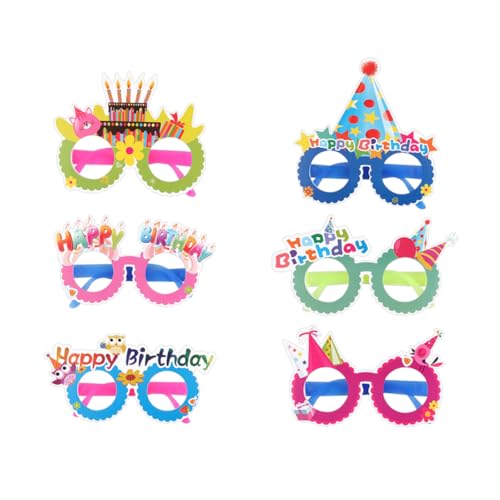 VOSAREA 24 Stück Kindergeburtstag Papierbrillen Lustige Cartoon Partybrillen für Kreative Fotorequisiten für Geburtstagsfeiern Wiederverwendbare Kunststoffrahmen Zufällige Designs VOSAREA 24 Stück Kindergeburtstag Papierbrillen Lustige Cartoon Partybrillen für Kreative Fotorequisiten für Geburtstagsfeiern Wiederverwendbare Kunststoffrahmen Zufällige Designs von VOSAREA