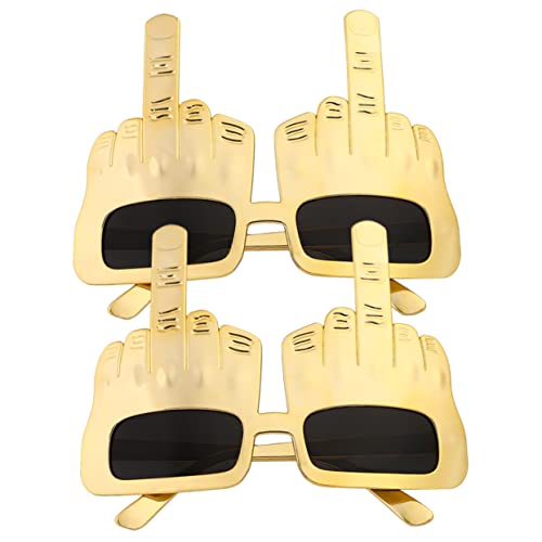 VOSAREA 2Stücke Lustige Partybrillen mit Mittelfinger Neuheitsbrille für Geburtstagsfeiern und Kreative Foto Requisiten Robustes Kunststoffdesign für Unvergessliche Erinnerungen VOSAREA 2Stücke Lustige Partybrillen mit Mittelfinger Neuheitsbrille für Geburtstagsfeiern und Kreative Foto Requisiten Robustes Kunststoffdesign für Unvergessliche Erinnerungen von VOSAREA
