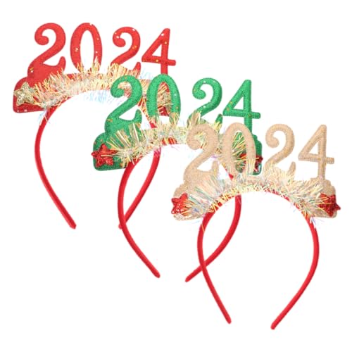 VOSAREA 3 Stück Stirnband Kopfbedeckung Haarnadel-stirnband Haarband Für Die Weihnachtsfeier Partydekorationen Gesicht Haarnadel Frohes Neues Rave-outfit Weihnachtsstirnbänder Rot Plastik VOSAREA 3 Stück Stirnband Kopfbedeckung Haarnadel-stirnband Haarband Für Die Weihnachtsfeier Partydekorationen Gesicht Haarnadel Frohes Neues Rave-outfit Weihnachtsstirnbänder Rot Plastik von VOSAREA