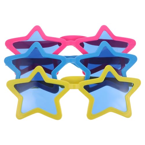 VOSAREA 3 Stück Teiliges Sommer Strand Sterne Sonnenbrille Extravaganter Stern Design Partybrille für Hawaii Feier Lustige Foto Requisiten für Erwachsene Vielseitig Einsetzbar VOSAREA 3 Stück Teiliges Sommer Strand Sterne Sonnenbrille Extravaganter Stern Design Partybrille für Hawaii Feier Lustige Foto Requisiten für Erwachsene Vielseitig Einsetzbar von VOSAREA