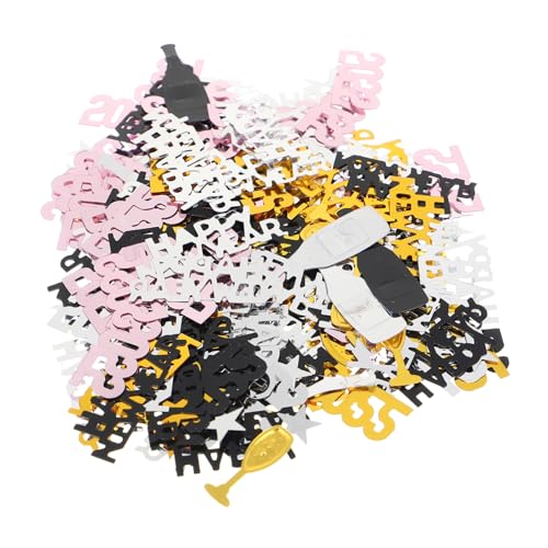 VOSAREA 3Packungen Konfetti Wein Flaschenbrief Form Partydekoration für Neujahr Tischgestaltung und Festlichkeiten VOSAREA 3Packungen Konfetti Wein Flaschenbrief Form Partydekoration für Neujahr Tischgestaltung und Festlichkeiten von VOSAREA