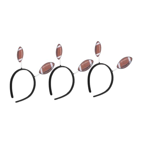 VOSAREA 3pcs Sports Stirnband Rugby Haarzubehör Frauen Fußball Party Liefert Fußball -geburtstagsdekorationen Mit Fußball Kopfbedeckung Fußball Party Fotokabine Requisiten VOSAREA 3pcs Sports Stirnband Rugby Haarzubehör Frauen Fußball Party Liefert Fußball -geburtstagsdekorationen Mit Fußball Kopfbedeckung Fußball Party Fotokabine Requisiten von VOSAREA