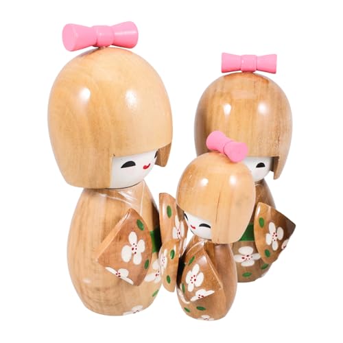 VOSAREA 3stücke Teiliges Japanische Kimono Puppe Holz Dekoration Miniatur Kimono Doll Ornament Für Schreibtisch Und Heimdekoration Adorable Und Stabil Traditionelles Japanisches Design VOSAREA 3stücke Teiliges Japanische Kimono Puppe Holz Dekoration Miniatur Kimono Doll Ornament Für Schreibtisch Und Heimdekoration Adorable Und Stabil Traditionelles Japanisches Design von VOSAREA