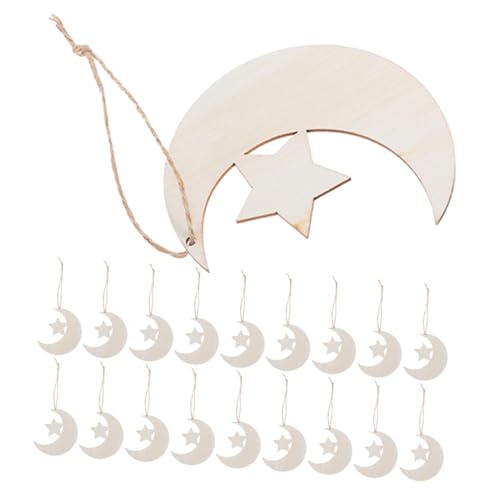 VOSAREA 40 Stück Teiliges Holzornamente Mond Stern Form Naturbelassen Filigrane Hohlmuster Diy Bastelset für Babyparty Kinderzimmerdekoration Handgefertigte Holzfiguren Kreative VOSAREA 40 Stück Teiliges Holzornamente Mond Stern Form Naturbelassen Filigrane Hohlmuster Diy Bastelset für Babyparty Kinderzimmerdekoration Handgefertigte Holzfiguren Kreative von VOSAREA