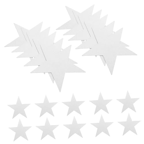 VOSAREA 48 Stück Papierstern-ausschnitte Für Klassenzimmerwände, Pinnwände, Glitzerdekorationen, Partyzubehör, Lustiges Bastelpapier Für Diy-projekte von VOSAREA