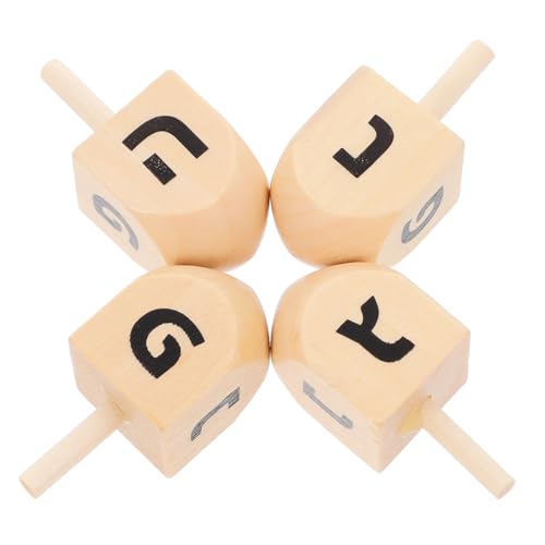 VOSAREA 4stücke Holz-dreidel Zum Bemalen Für Chanukka Diy Kreativspielzeug Langlebig Partygeschenke Und Lernspielzeug Für Junge Mädchen Unbemalt Personalisierbar Für Feiertagsdekoration VOSAREA 4stücke Holz-dreidel Zum Bemalen Für Chanukka Diy Kreativspielzeug Langlebig Partygeschenke Und Lernspielzeug Für Junge Mädchen Unbemalt Personalisierbar Für Feiertagsdekoration von VOSAREA