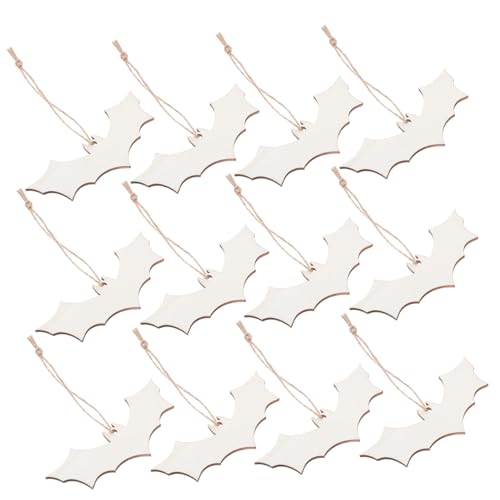 VOSAREA 50 Stück Unlackierte Holz Fledermaus Anhänger Diy Halloween Dekorationen Holzfiguren zum Bemalen für Herbstparty Basteln Wohnaccessoires VOSAREA 50 Stück Unlackierte Holz Fledermaus Anhänger Diy Halloween Dekorationen Holzfiguren zum Bemalen für Herbstparty Basteln Wohnaccessoires von VOSAREA