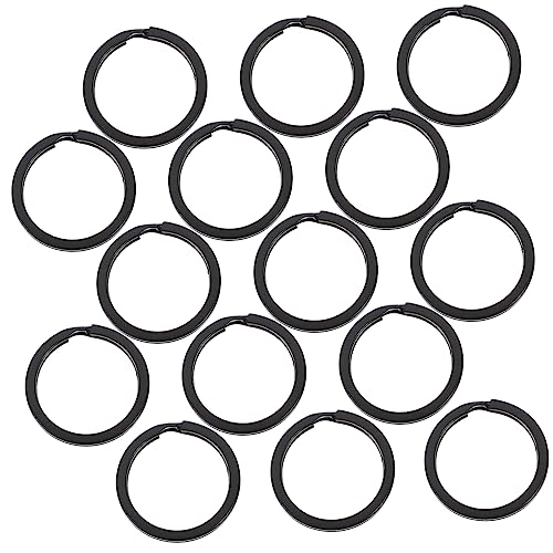 VOSAREA 50Stücke Flache Schlüsselringe Schwarze Metall Schlüsselanhänger für DIY Schlüsselring Clips Schlüsselringe für Schlüsselorganisation und Bastelprojekte VOSAREA 50Stücke Flache Schlüsselringe Schwarze Metall Schlüsselanhänger für DIY Schlüsselring Clips Schlüsselringe für Schlüsselorganisation und Bastelprojekte von VOSAREA