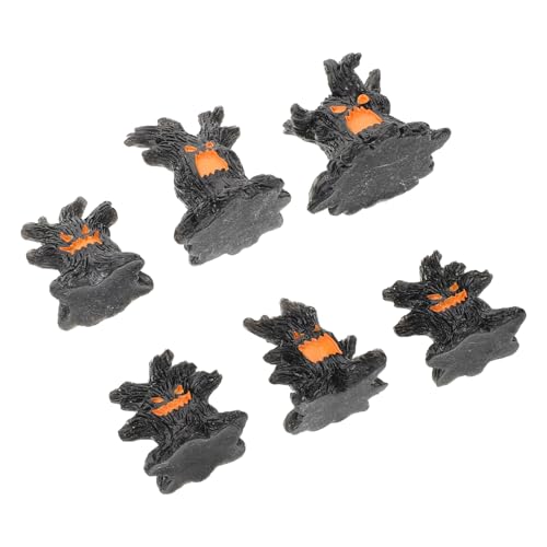 VOSAREA 6 Halloween-Ornamente: Gruselige Mini-geisterdekoration Aus Kunstharz – Gruselige Dekorationen Zum Basteln Und Für Tischdekorationen – Halloween-partygeschenke von VOSAREA